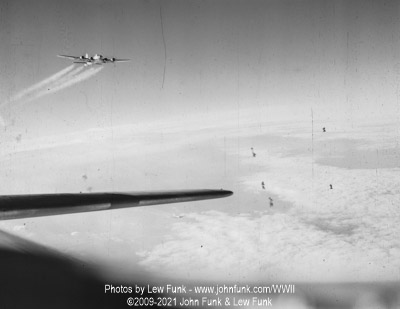 Flak after the target on mission to Berlin February 3, 1945