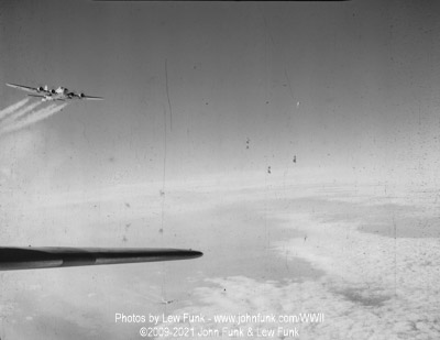 Flak after the target on mission to Berlin February 3, 1945