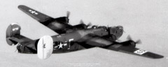 Close-up of B-24 42-52752 on August 3, 1944 mission to Brussels Belgium
