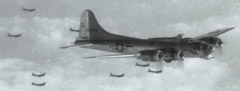 Close up of B-17 43-38382 "Queenie" on Mission to Ludwigshafen Germany 5 Nov 1944
