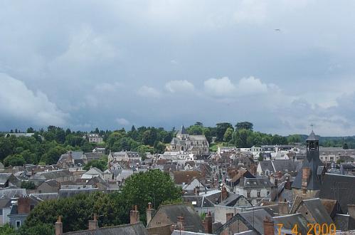 View Of Amboise From The Chateau