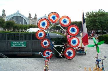 Wildly Decorated Clown Bike