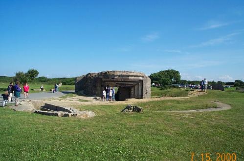 German Bunker At Pointe Du Hoc