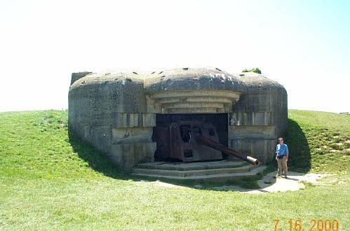John At Gun German Gun Bunker At Longes Sur Mer