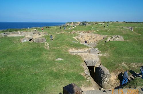 Pitted Landscape Of Pointe Du Hoc
