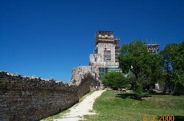 Assisi Castle and Restoration From Earthquake Dammage