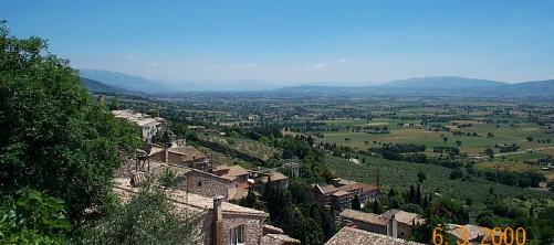 View of Spoleto Valley From Assisi