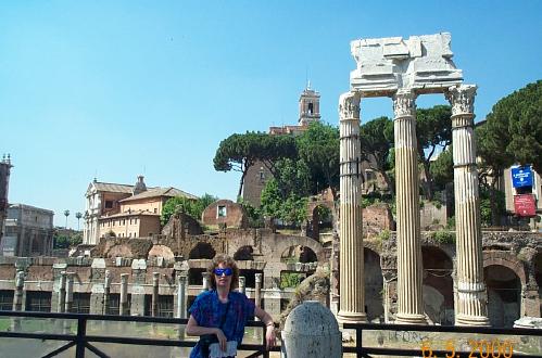 Dorothy at Roman Forum