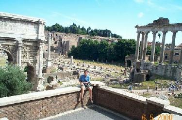 John at the Roman Forum