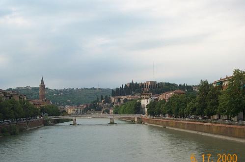 Verona Landscape Including A Castle On The Right