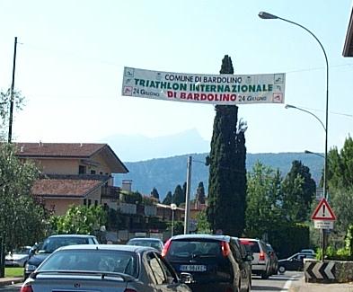 Triathalon Banner in Garda