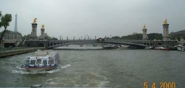 Decorated Bridge Over the River Seine